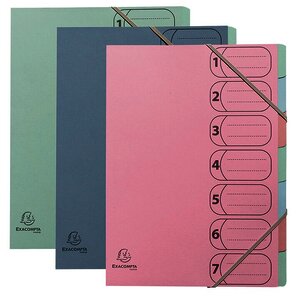 TRIEUR AUTENTIK 7 COMPARTIMENTS 26,5X34CM EXACOMPTA