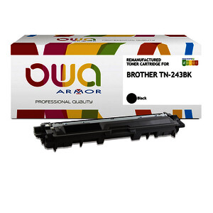 TONER LASER REMANUFACTURÉ PR BROTHER TN243BK NOIR OWA