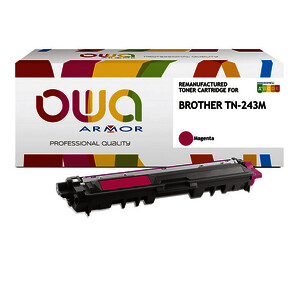 TONER LASER REMANUFACTURÉ PR BROTHER TN243M MAGENTA OWA