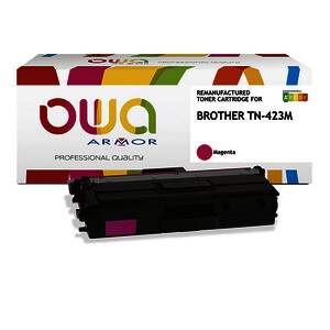 TONER LASER REMANUFACTURÉ PR BROTHER TN423M MAGENTA OWA