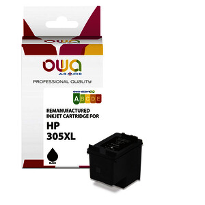 CARTOUCHE JE REMANUFACTURÉE POUR HP 3YM62AE 305XL NOIRE OWA