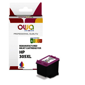CARTOUCHE JE REMANUFACTURÉE POUR HP 3YM63AE 305XL CMJ OWA