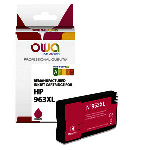 CARTOUCHE JE REMANUFACTURÉE PR HP 3JA28AE 963XL MAGENTA OWA