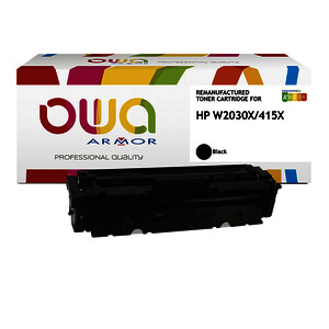 TONER LASER REMANUFACTURÉ POUR HP W2030X 415X NOIR OWA