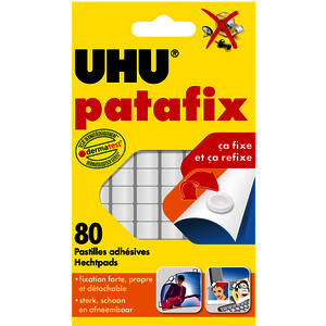 BLISTER DE 80 PASTILLES DE PÂTE ADHÉSIVE PATAFIX BLANC UHU