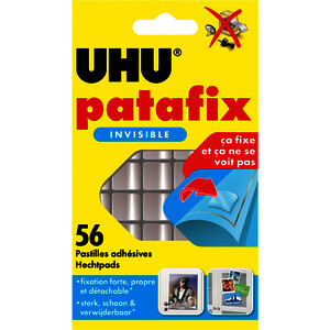 BLISTER 56 PASTILLES DE PÂTE ADH PATAFIX INVISIBLES UHU