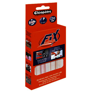 BOÎTE  20 BÂTONS COLLE PR PISTOLET À COLLE CLEOPATRE