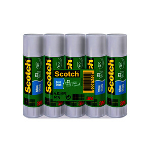 LOT DE 5 BÂTONS DE COLLE DE 21G SCOTCH