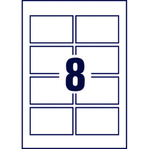 BOÎTE 100 PLANCHES ÉTIQ ADRES MULTIUSAGES 105X70MM PREMIUM