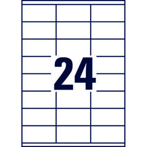 BOÎTE 100 PLANCHES ÉTIQ ADRES MULTIUSAGES 70X35MM PREMIUM