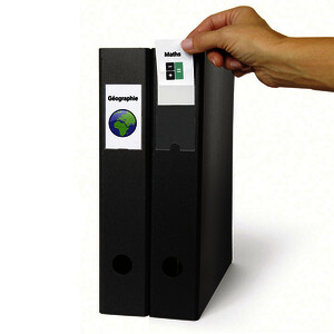 LA PLANCHE DE 48 PORTE-ÉTIQUETTES - 35 X 75 MM DJOIS