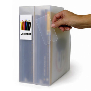 LA PLANCHE DE 24 PORTE-ÉTIQUETTES - 46 X 75 MM DJOIS