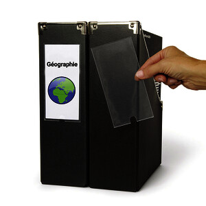 LA PLANCHE DE 24 PORTE-ÉTIQUETTES - 55 X 102 MM DJOIS