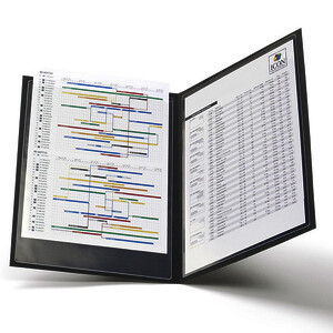 LOT DE 10 POCHETTES ADHÉSIVES A4 EN POLYPROPYLÈNE DJOIS