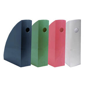 LOT DE 4 PORTE-REVUES AUTENTIK 30,5X26,6X8,2 CM EXACOMPTA