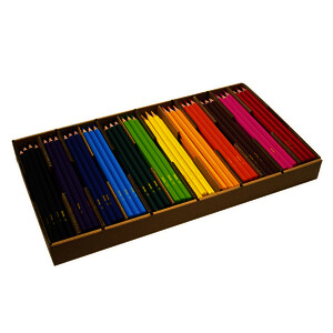 BOÎTE 144 CRAYONS PREMIUM - COULEURS ASSORTIES