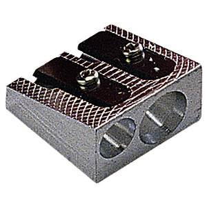 TAILLE-CRAYON 2 USAGES EN MÉTAL