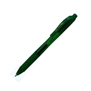 STYLO RÉTRACTABLE ENERGEL BL107 VERT POINTE MOYENNE PENTEL