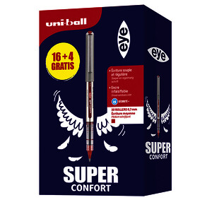 LOT DE 20 UB 157 DONT 4 OFFERTS ROUGE POINTE MOYENNE UNIBALL