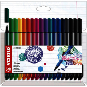 ETUI DE 18 POINTMAX COLORIS INTENSE STABILO