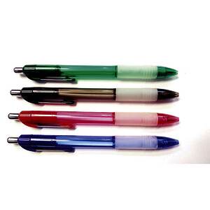 STYLO BILLE RÉTRACT VERT POINTE MOY 1MM TRACÉ 0,70MM PREMIUM