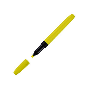 BOITE DE 10 SURLIGNEURS STYLO CYCLONE FLUO - JAUNE