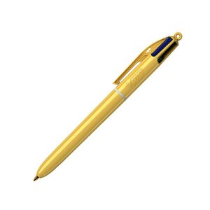 12 STYLOS 4 COULEURS PASTELS PTE MOY 1 MM TRACÉ 0,32 MM BIC