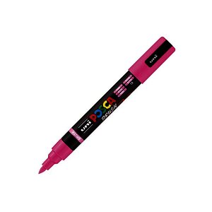 POSCA PC5BR ROSE POINTE OGIVE TRACÉ 1 À 4 MM UNIBALL