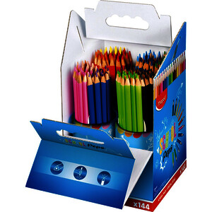 PACK DE 144 CRAYONS DE COULEUR MAPEDSCHOOLPEP'S - TAN