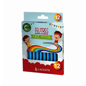 BTE. 12 FEUTRES COLORIAGE POINTE MOY. CHAMPIGNON BLOQUÉE-BC