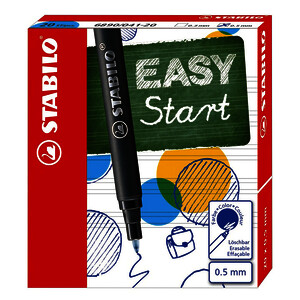 BOÎTE DE 20 RECHARGES BLEUES POUR STABILO EASYORIGINAL