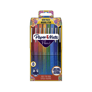 POCHETTE 16 FEUTRES FLAIR COL ORIGINAL ASS PTE MOY PAPERMATE