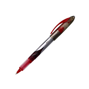 ROLLER ENCRE LIQUIDE ROUGE POINTE LARGE 1 MM BUDGET