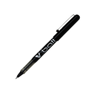 ROLLER ENCRE LIQUIDE V BALL 5 NOIR POINTE FINE PILOT