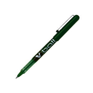 ROLLER ENCRE LIQUIDE V BALL 5 VERT POINTE FINE PILOT