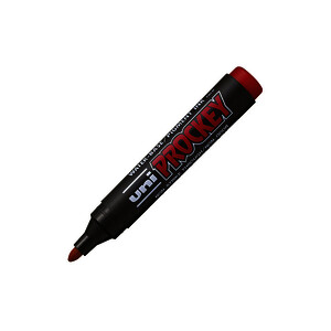 MARQUEUR PERMANENT PROCKEY PM122 ROUGE PTE OGIVE UNIBALL