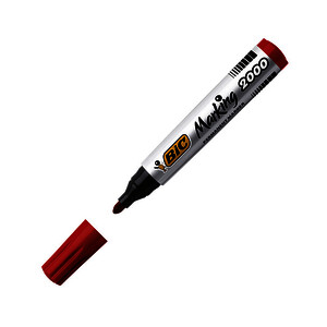 MARQUEUR PERMANENT MARKING 2000 ROUGE PTE OGIVE 1,70 MM BIC