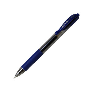 STYLO RÉTRACTABLE G2 PLUS BLEU PTE MOY PILOT