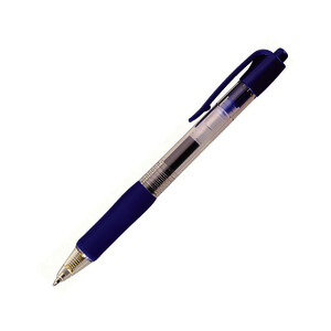 STYLO BILLE RÉTRACTABLE ENCRE GEL BLEU POINTE MOYENNE BUDGET