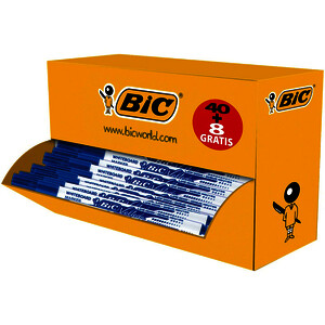 LOT DE 48 VELLEDA 1721 DONT 8 OFFERTS BLEU PTE OGIVE BIC