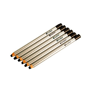 ETUI DE 6 CRAYONS EFFAÇABLE À SEC GROS MODULE NOIR