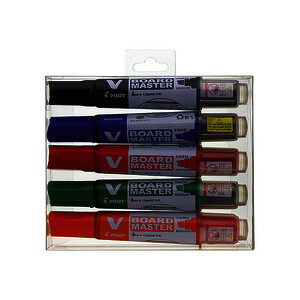 POCHETTE DE 5 VBOARD MASTER COL ASS PTE BISEAU PILOT