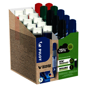 GREENPACK 10 MARQUEURS + 10 RECH OFF COL ASS OGIVE PILOT