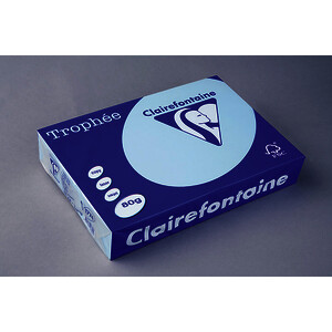 RAMETTE A4 80G BLEU ALIZÉ TROPHEE CLAIREFONTAINE