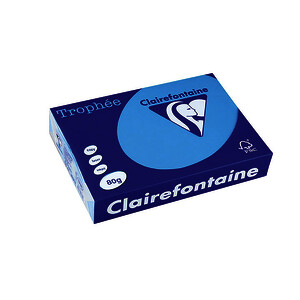 RAMETTE A3 80G BLEU TURQUOISE TROPHEE CLAIREFONTAINE