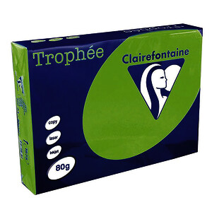 RAMETTE A3 80G VERT MENTHE TROPHEE CLAIREFONTAINE
