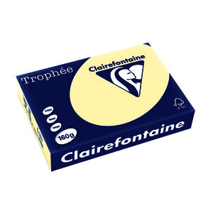 RAMETTE 250 FLES A4 160G IVOIRE TROPHEE CLAIREFONTAINE