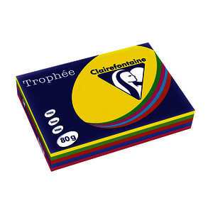 RAMETTE A4 80G ASSORTI INTENSE TROPHEE CLAIREFONTAINE