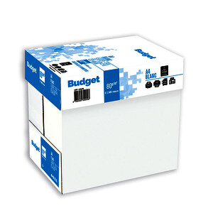 CARTON DE 5 RAMETTES A4 80G BLANC BUDGET