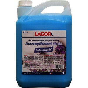 BIDON DE 5 LITRES D'ASSOUPLISSANT PARFUM LAVANDE LAGOR